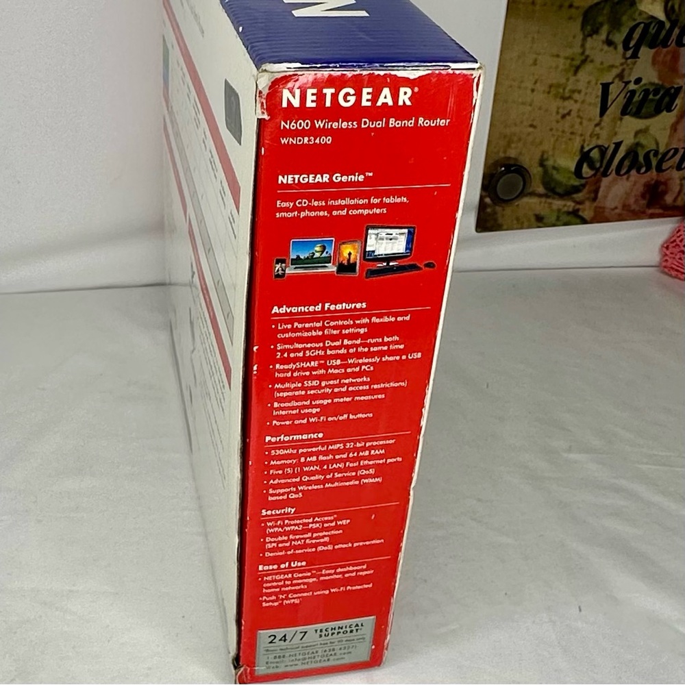 NETGEAR N600 Wireless Dual Band Router - Black - Picture 5 of 10